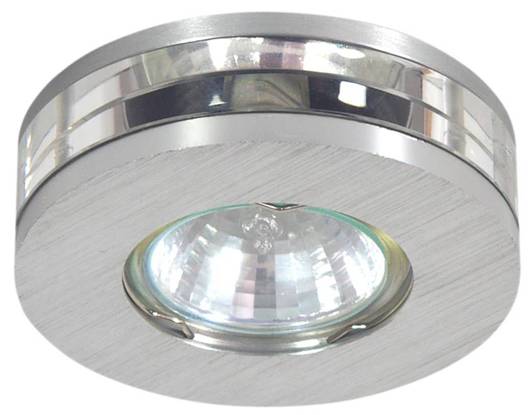 Satin round aluminum ceiling luminaire MR16 SA-05 Candellux 2224565