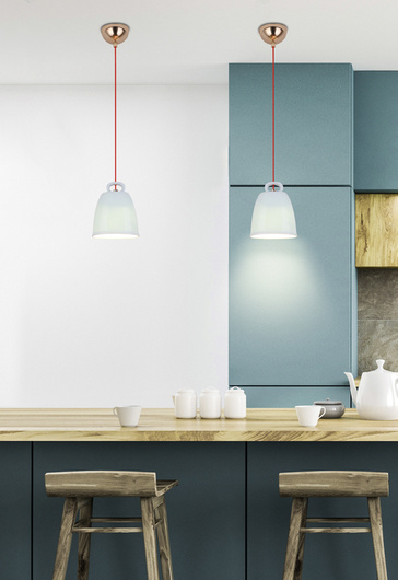 Sevilla Ledea 50101144 blue ceramic pendant lamp