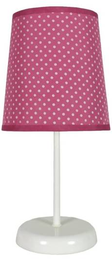 Table lamp fuchsia with dots Gala 41-98279