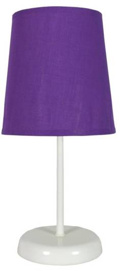 Table lamp purple 40W Gala 41-98392