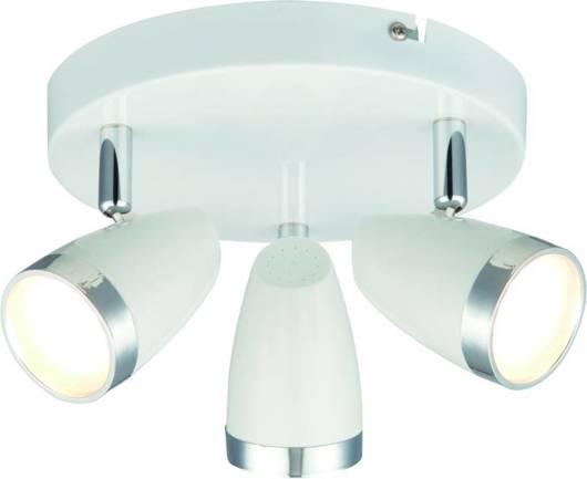 Wall ceiling lamp white LED plafond 3x40W Blanca 98-44020