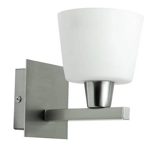 Wall lamp 1X40W E14 matte nickel 21-11377