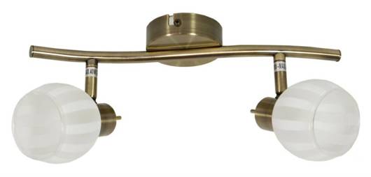 Wall lamp candellux bars 92-06752 g9 patina