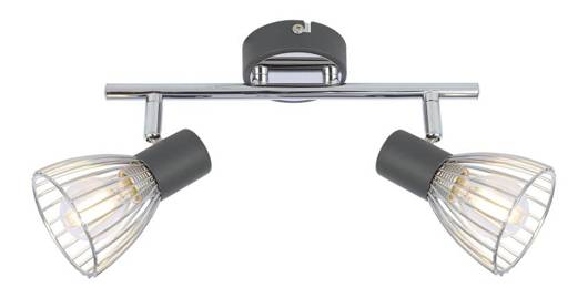 Wall lamp candellux modo 92-61522 e14 black+chrome