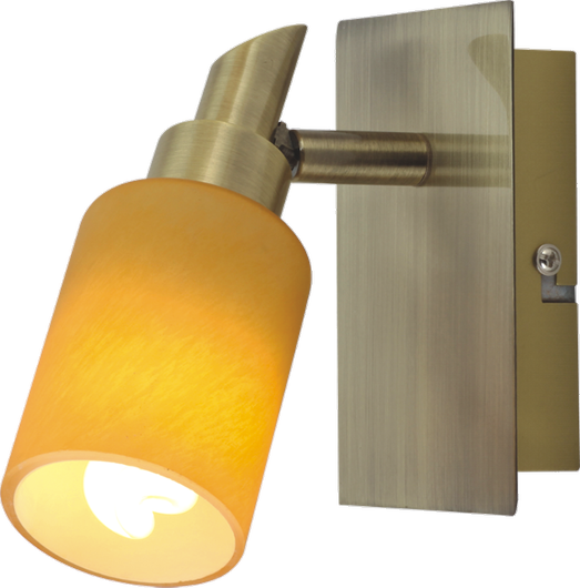 Wall lamp \ patina/orange lamp Tukan 91-28139