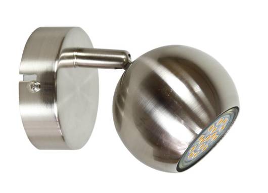 Wall lamp sconce 1X50W GU10 satin BALT 91-60594