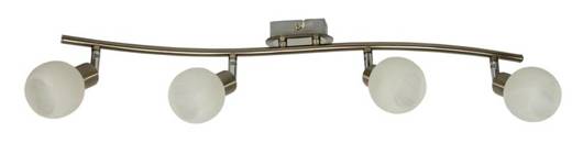 Wall lamp strip 4X40W G9 satin/chrome ALABASTER 94-07162