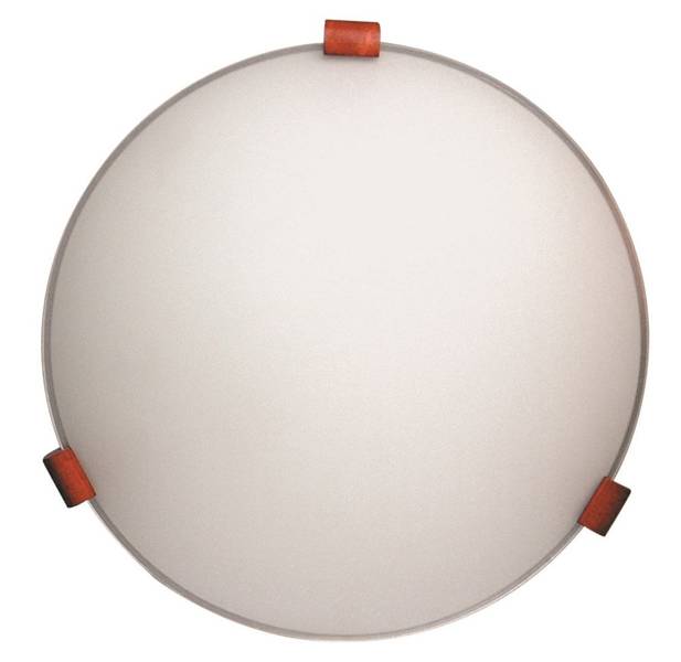 White round wall ceiling lamp 60W E27 Bianca Candellux 13-11520