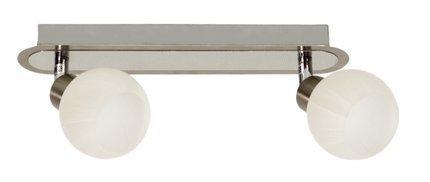 Applique bande 2X40W G9 chrome satiné ALABASTER 92-07018