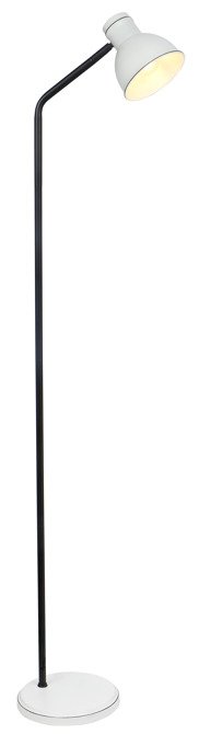 Lampadaire réglable simple noir et blanc Zumba Candellux 51-72092