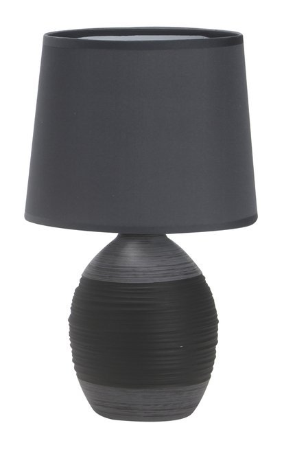 Lampe de table en céramique noire Ambon 41-78643