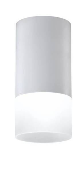 Lampe tube en saillie Gris avec verre dépoli pour ampoule GU10 Candellux 2273686