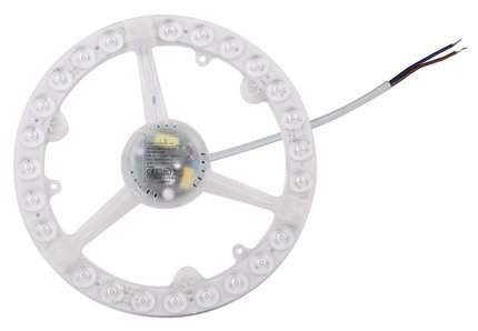 Panneau LED 24W 4000K 23cm rosace blanc neutre pour plafond Merc03 2173280