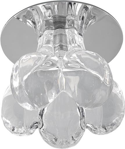 Plafonnier Candellux G4 fixe cristal fleur décorative 20 W 