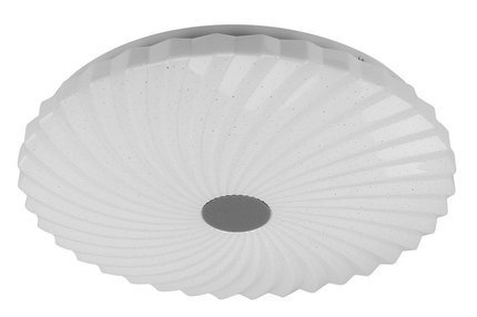 Plafonnier LED blanc 38,5cm luminosité couleur variable + télécommande Calipso 13-75093