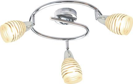 Plafonnier candellux jubilat 98-55705 spirale e14 led chrome