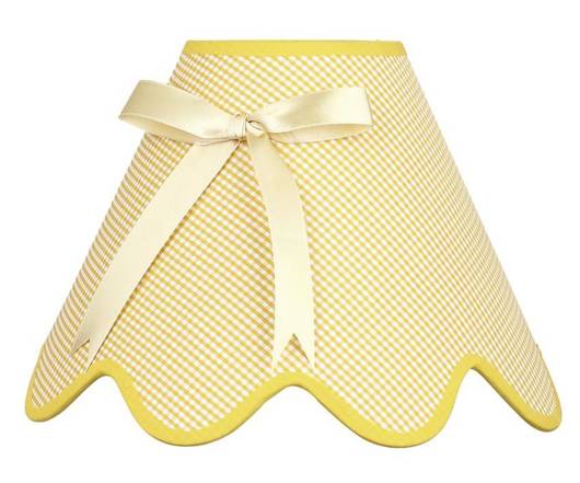 ABAT-JOUR POUR LAMPE D&#39;ARMOIRE LOLA E14 JAUNE