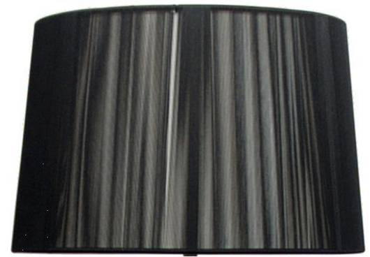 Abat-jour noir 35x22cm pour lampadaire Gillenia 77-11152