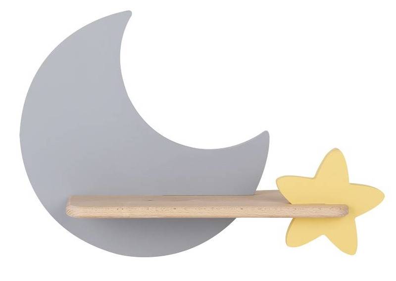 Applique LED 5W pour enfant gris lune lune Candellux 21-75574