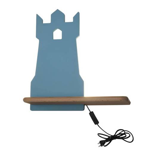 Applique murale étagère 5W LED 4000K IQ Kids Tower bleu 21-85047