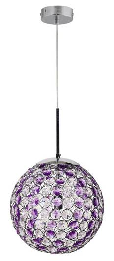 Candellux 31-85712 Starlet 25 1X40W G9 violet chrome plafonnier