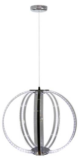 Lampe suspendue boule avec bandes LED blanc froid 35W Cansas Candellux 31-43955