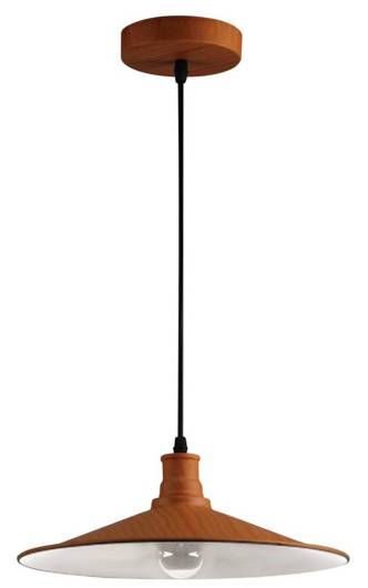 PLAFONNIER SUSPENDU CANDELLUX GRANGE 31-42965 PLAQUE E27 MARRON