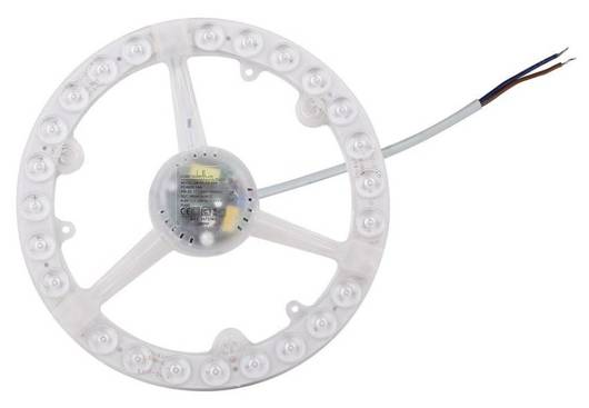 Panneau LED 24W 4000K 23cm rosace blanc neutre pour plafond Merc03 2173280