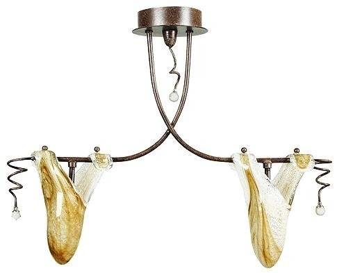 Plafonnier Candellux 32-84791 Magma plafond 2*40W G9 patine