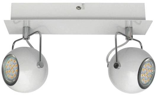 Plafonnier Candellux 92-25050-Z Tony 2X3W bande led GU10 blanc