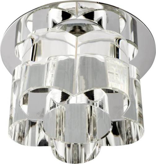 Plafonnier Candellux G4 chrome cristal fixe