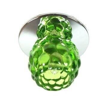 Plafonnier Candellux cristal décoratif vert G4 2263603