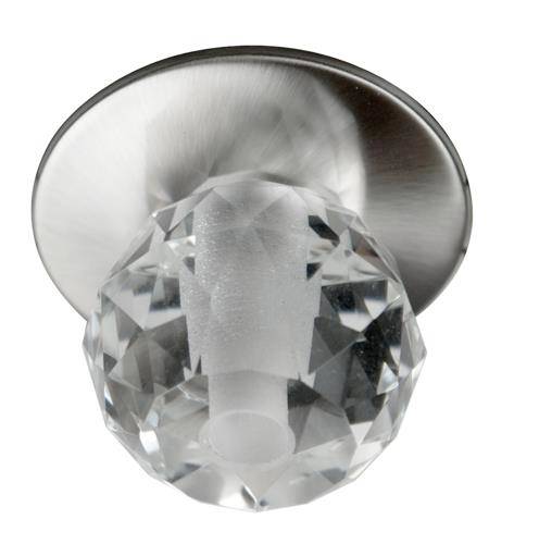 Plafonnier boule de cristal nickel satiné G4 SK-04 Candellux 2262937