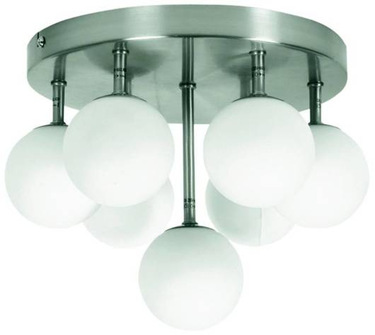 Plafonnier candellux etiuda 97-89314 plafond 230v nickel mat