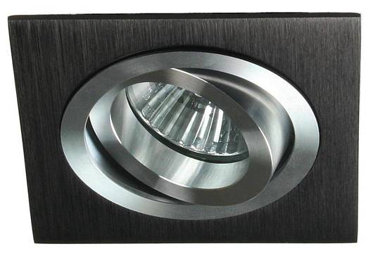 Plafonnier candellux ua-02 stb/al mr16 sat noir à charnière en aluminium