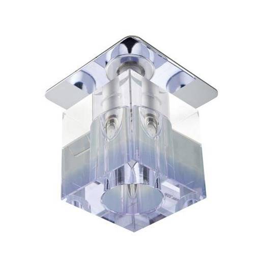 Plafonnier chrome cristal violet bande G4 20W SK-18 Candellux 2280144