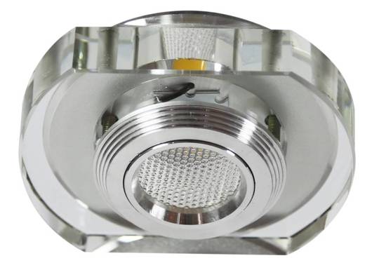 Plafonnier incolore arrondi LED 3W 230V SS-34 Candellux 2228860