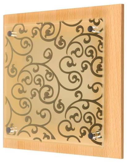 Plafonnier mural 24x24 1x60W E27 ESY Chocolat Candellux 10-39838