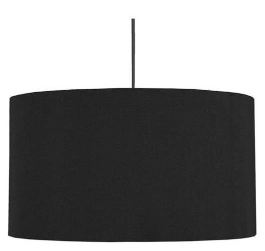 Plafonnier suspendu 1X60W E27 noir ONDA 31-06172