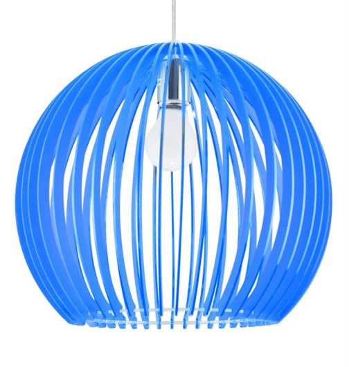 Plafonnier suspendu candellux haga 31-50345 e27 bleu