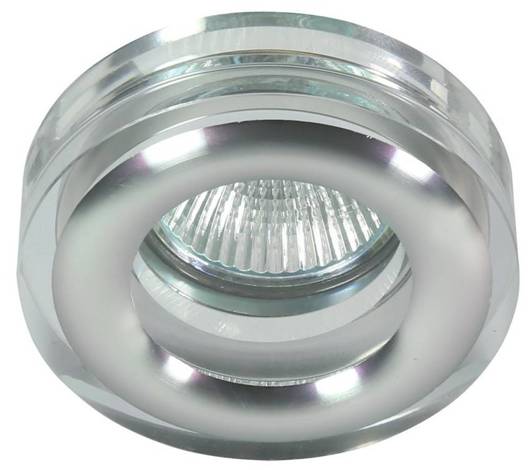 Plafonnier verre rond clair MR16 50W SK-81 Candellux 2227382