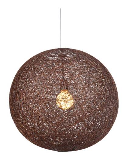 Suspension boule marron 50cm Caruba 31-26906