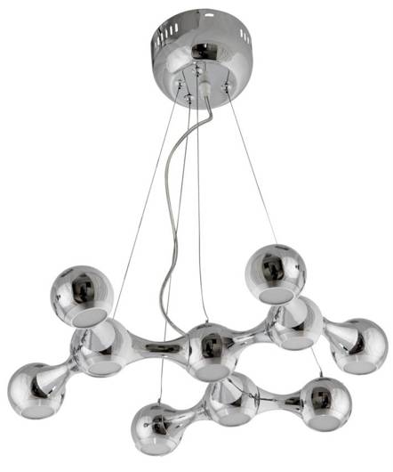 Suspension décorative chrome LED 10x3W 4000K Led 1 Candellux 30-94325