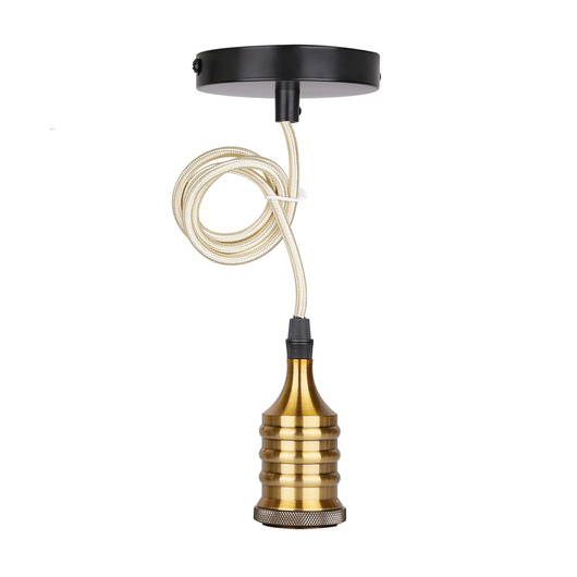 Suspension en métal patiné/lampe noire E27 31-99962