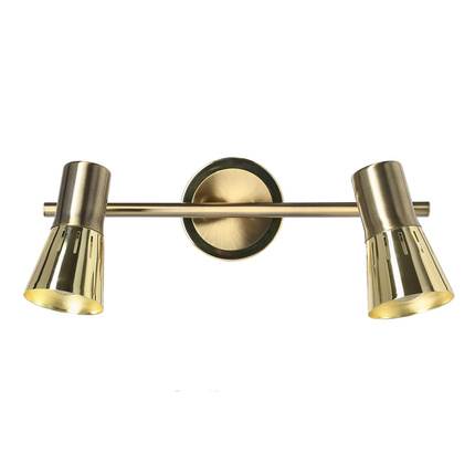 Wandleuchte Candellux Arena 92-84487 E14 Streifen gold patiniert