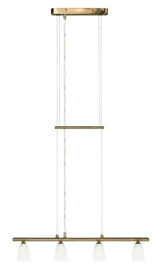 Candellux 34-84432 Parma 4*40W G9 Gold Patina Deckenleuchte