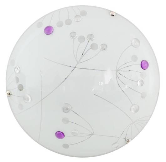 Deckenleuchte Candellux Floral 13-39590 Decken-LED 6500K Violett