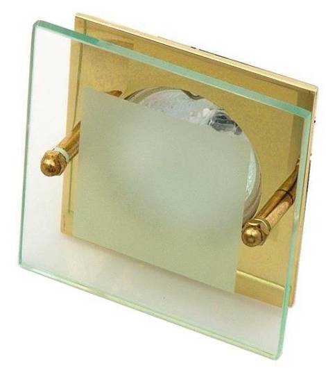 Deckenleuchte Gold quadratisches Glas SZ-04 2219204