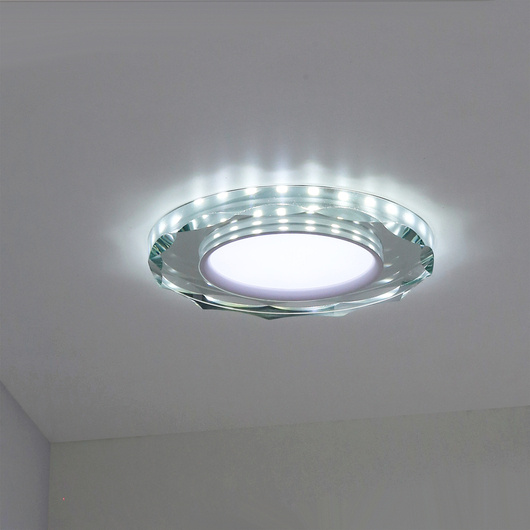 Deckenleuchte Öse Candellux Ssp-25 Ch/Tr+Wh 8W Led 230V Ring Led Weiß