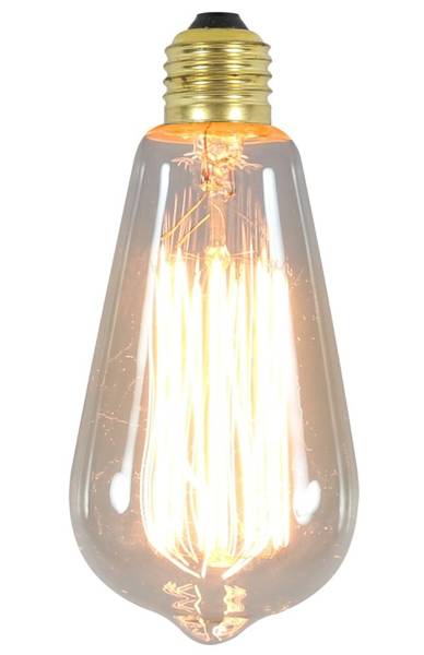 Dekorative farblose Glühbirne Edison E27 60W 3030948 Candellux